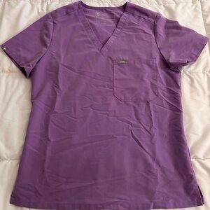 Figs Women's Lilac Dawn Catarina™ - One-Pocket Scrub Top - S / Lilac Dawn
